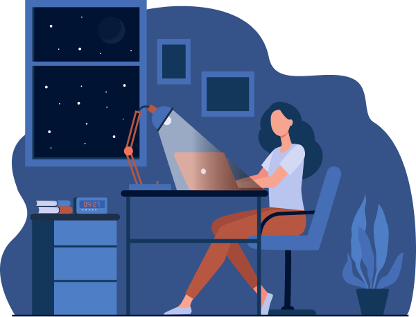 Individual evaluating insurance choices